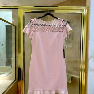 Light pink with lace detail Karl lagerfeld size 2 dress